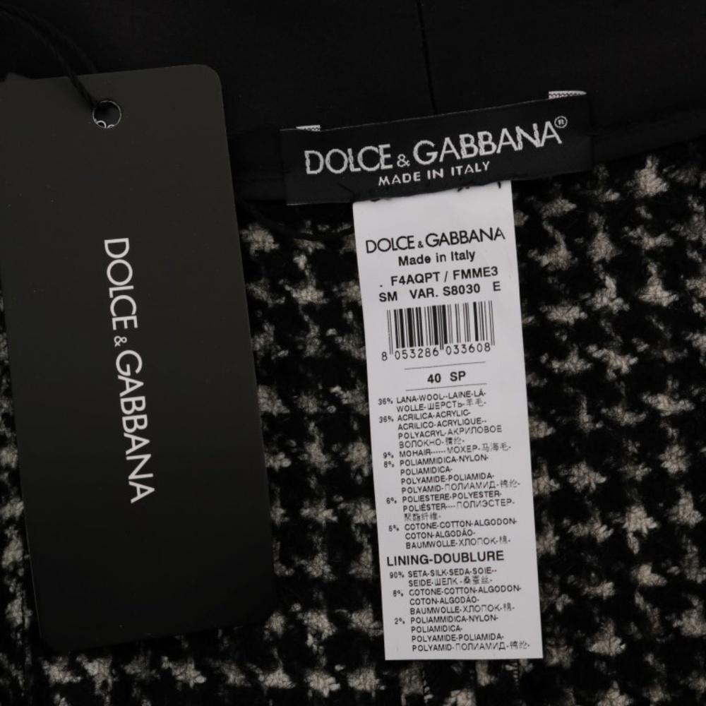 NWT DOLCE & GABBANA Gray Wool Mini Shorts IT 40/US 4 - Picture 6 of 8